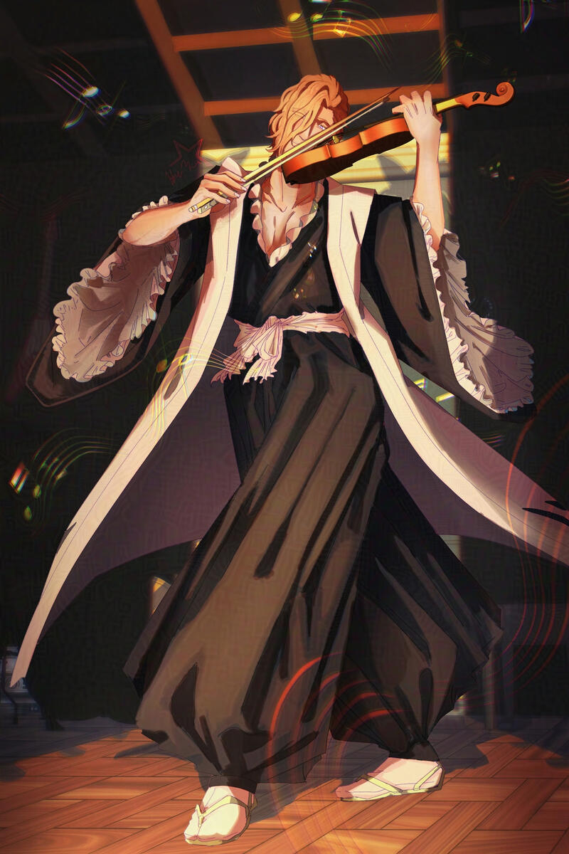 BLEACH Rose Otoribashi, comissioned work for print