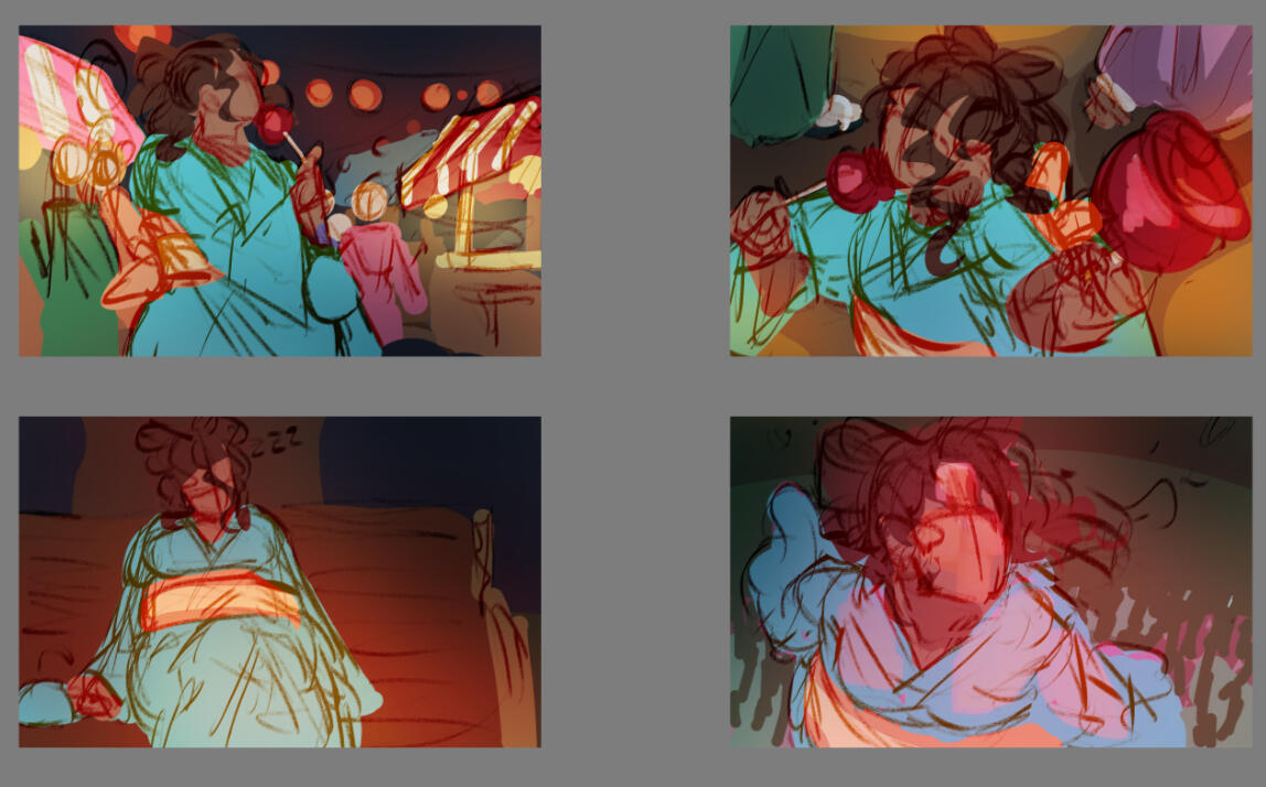 Summer Festival thumbnail concepts