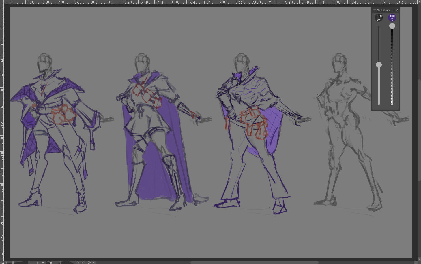 Wizard Apprentice outfit exploration, commissioned work.