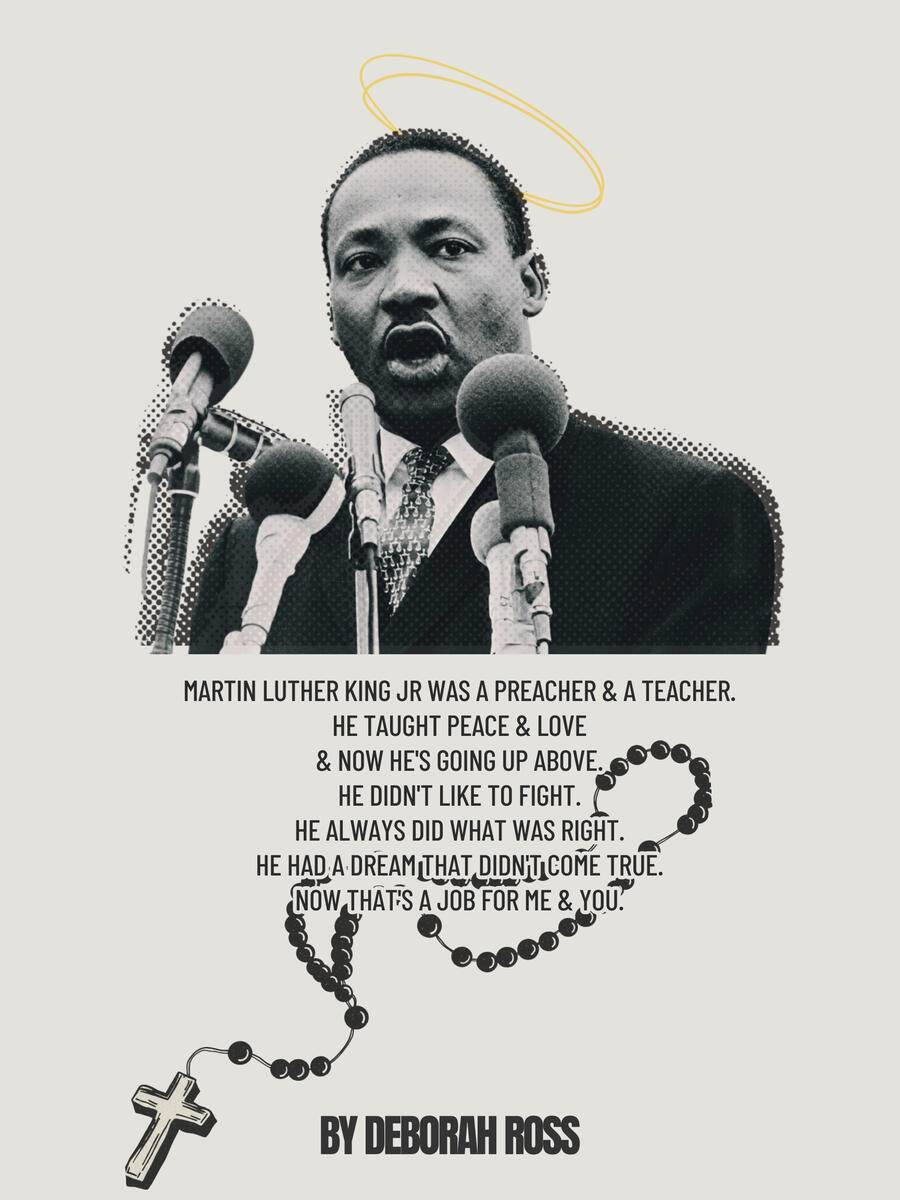 Martin Luther King Jr. by Deborah Rose