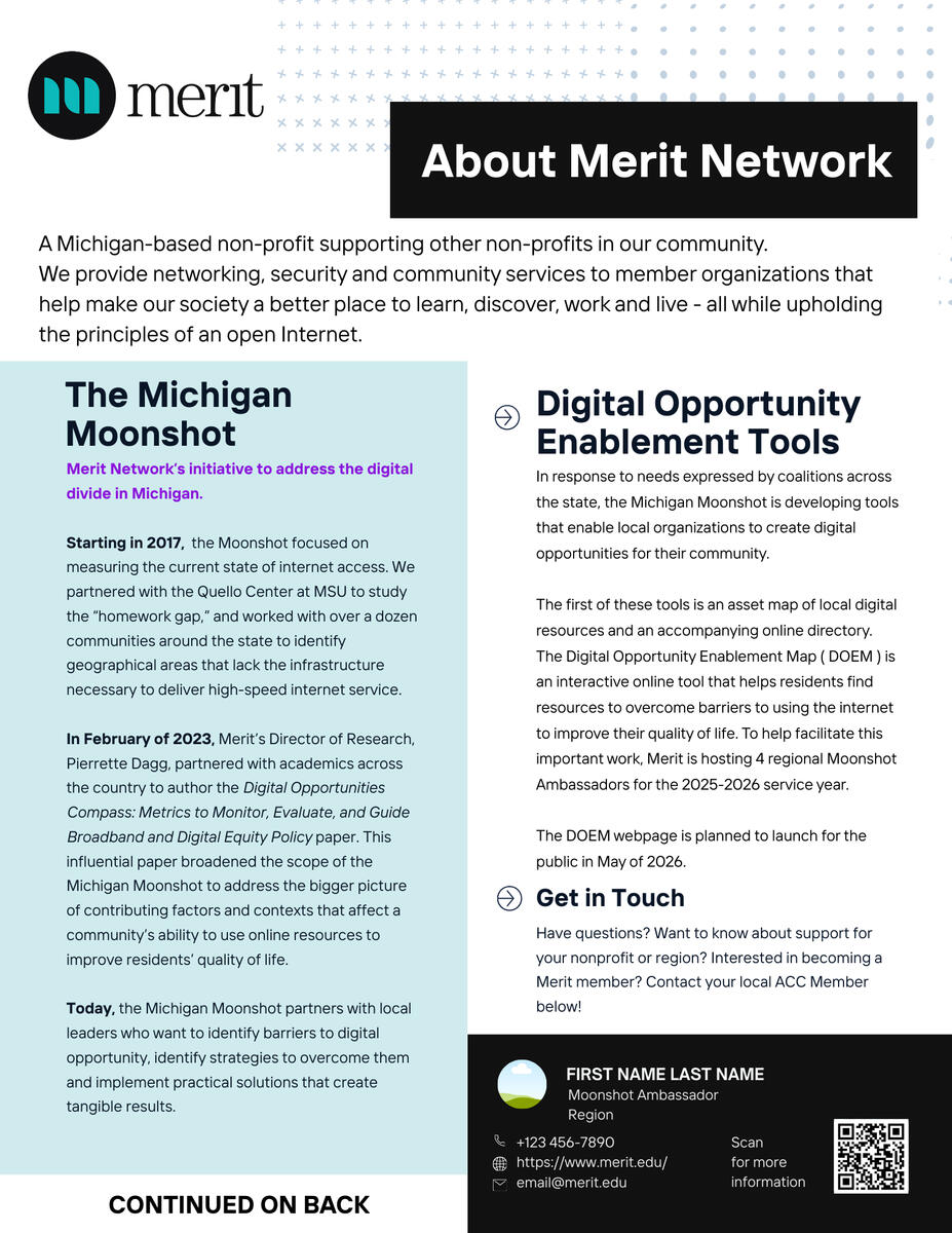 Moonshot and American Connection Corps Service onepager